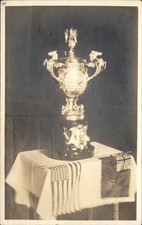 Provincetown MA Fishermen's Cup Trophy c1900s-10s Real Photo Postcard bhn picture