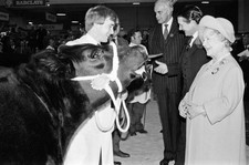 Queen Elizabeth The Queen Mother visits the Royal Smithfield Show - Old Photo 2 picture