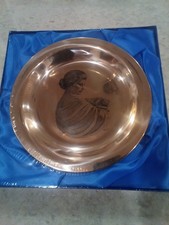 1972 Franklin Mint Sterling Silver Mothers Day Plate picture