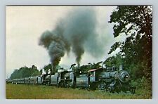 Steamtown USA Doubleheader , Vintage Postcard picture