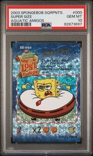 TRUE ROOKIE #000 LEGENDARY Super size PSA 10 Spongebob Aquatic Amigos Pre Chrome picture