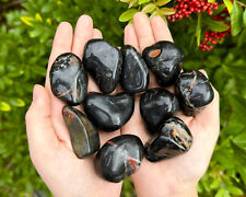 LARGE Black Onyx Tumbled Stones, 1.5 - 2.5