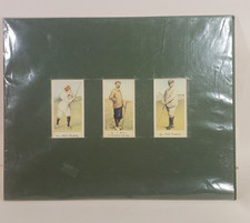 3 Vintage Cope's Golfers Tobacco Cards w Mat Bridge House Art Gallery Bermuda picture