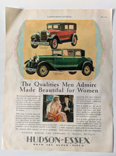 1928 Ladies’ Home Journal Hudson-Essex Car Ad – Made Beautiful for Women picture