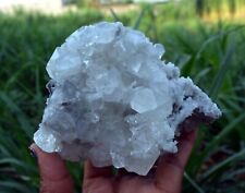 APOPHYLLITE Crystals On STILBITE & CHALCEDONY Coral-Matrix Minerals J-6.24 picture