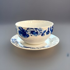 Royal Norfolk Blue & White Plates & Bowls - 4 Bowls / 4 Plates picture