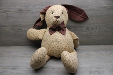 Primitive Country Bunny Rabbit Floral Calico Cloth Stuffed Decor Bow Tie 20
