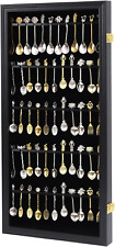 COMSREV 60 Souvenir Tea Spoon Display Case Collection Collector Rack Wall Mount picture