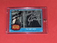1977 TOPPS STAR WARS THE LIGHT SABRE #45 picture