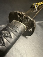 Dragon King Shi Katana Samurai Sword High End CUSTOM   Leather Tsuka Ito & Edge picture