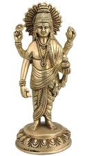 Lord Dhanvantari Brass Statue/Physician of The Gods Lord Dhanvantari 8
