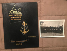 KEEL - GREAT LAKES U.S. NAVAL TRAINING CENTER YEARBOOK 1960 Company 464 HC picture