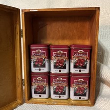 Vintage Lot Of 6 Mini Campbell’s Extra Fine Tomato Soup Collectible Candle Tins picture