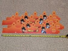 (Lot Of 4) *New* Burger King Crown Dragon Ball Super Saiyan Meal Crowns NO BEND picture