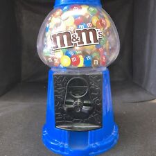 M&Ms Gumball Machine Candy Dispenser Blue Nut Jazz Player Missing On Top picture