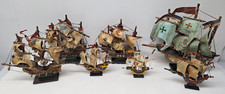 Vintage Wooden Nautical Ship Columbus Nina Pinta Santa Maria Falcon Pirate Decor picture