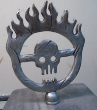 mad max fury hotrod car hood ornament picture