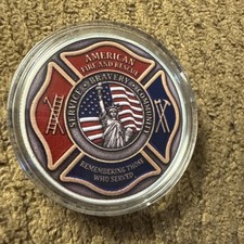 American Fire And Rescue “Honor, Strength & Courage” Collectible Coin picture