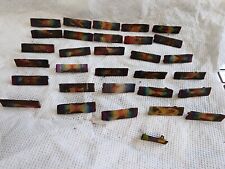 30-WWI FRENCH VICTORY RIBBONS , FROM A DIG IN FRANCE VERY REAL THING SEE STORE  picture