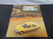 1981 New World Car Ford Escort booklet brochure 23 pgs colorful photos 9