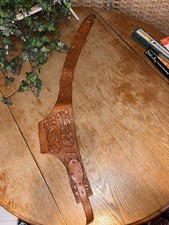 Vintage Hand Tooled Leather Western Buscadero Gun Belt Cowboy Holster Rig picture
