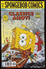 SpongeBob Comics Annual Super-Giant Swimtacular #6 2018 United Plankton HTF picture