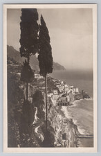 Amalfi Italy Coastal View RPPC Postcard Ediz. A. Fusco Sezione Edizioni d'Arte picture