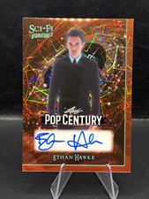 2026 Leaf Pop Century Sci-Fi Signatures Ethan Hawke Orange Lazer Auto 1/1 SF-EH1 picture