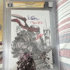 TMNT The Last Ronin #4 Kwan Chang - Signed 6x - CGC 9.8 picture