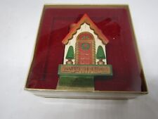 Hallmark Happy Holidays Christmas Ornament Tree-Trimmer Collection Vintage 1977 picture