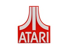 Atari Video Game System Logo Sign 3D Wall Desk Shelf Art 3 1/2