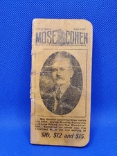 Antique 1906 Pocket Notebook Used Financial Ledger Department Store Dayton picture