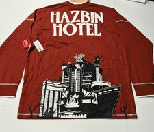 HAZBIN HOTEL BoxLunch Sample Pre Pro NWT Spirit Jersey Style Red Shirt A24 Sz M picture