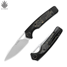 Kizer Ara Folding EDC Pocket Knife S45VN Blade Titanium & Carbon Fiber Handle picture