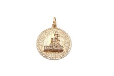 Vintage Disney Gold Plated Sterling Silver 925 Walt Disney World Charm picture