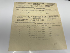 So. Ashburnham, MA W. F. Whitney & Co. Manufacturers of Chairs 1907  Two Of picture