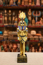 Unique Golden Egyptian Ramses The Second King Ramses II Statue Made in Egypt picture