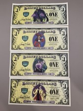 Disney 2013 Villains Heroes Set Dollars Uncirculated Dalmatian Error Disneyland picture