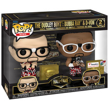 The Dudley Boyz Funko Fanatics Exclusive WWE Hall of Fame Red Camo Two-Pack Pop picture