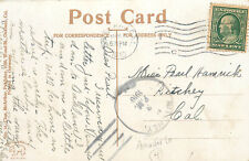 Postcard DPO 4 Ritchey CA Amador County 1910 California Poinsettia picture