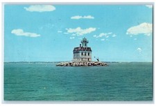 c1960's Lighthouse Gardiners Bay Long Island New York NY Vintage Postcard picture