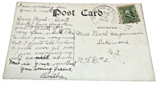 MARCH 1914 CENTRAL RAILROAD OF NEW JERSEY CNJ RED BANK & BRIDGETON #312 RPO picture
