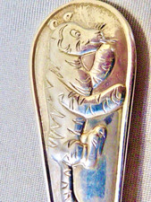 VINTAGE LUNT STERLING SILVER TIGGER CHILD'S FORK STAMPED DISNEY STERLING LUNT picture