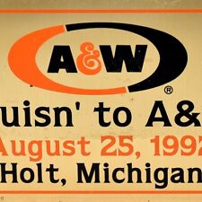 1992 Holt A&W Drive-in Restaurant Cruisin Classic Car Show Meet Michigan #1 picture