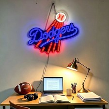 US STOCK Los Angeles Dodgers Dimmable LED Neon Sign 16