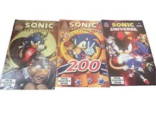 3 Archie  Comics Sonic Universe #1 & 207 Special Collectors Edition & 200 Issue picture
