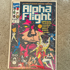 Marvel Comics Alpha Flight Special #3 (1991) Boarded Copper Age Superheroes picture