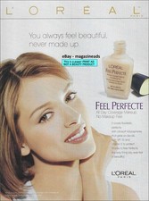 vintage L'OREAL Cosmetics 1-Page PRINT AD 1997 PATRICIA HARTMANN pretty smile picture