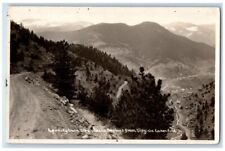 c1920's View Of Idaho Springs From Virginia Canon Road CO RPPC Photo Postcard picture
