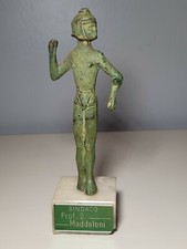 Vintage I.M.T.A. Paoletti Expo 1981 Sindaco D Maddaloni Bronze Replica Statue  picture